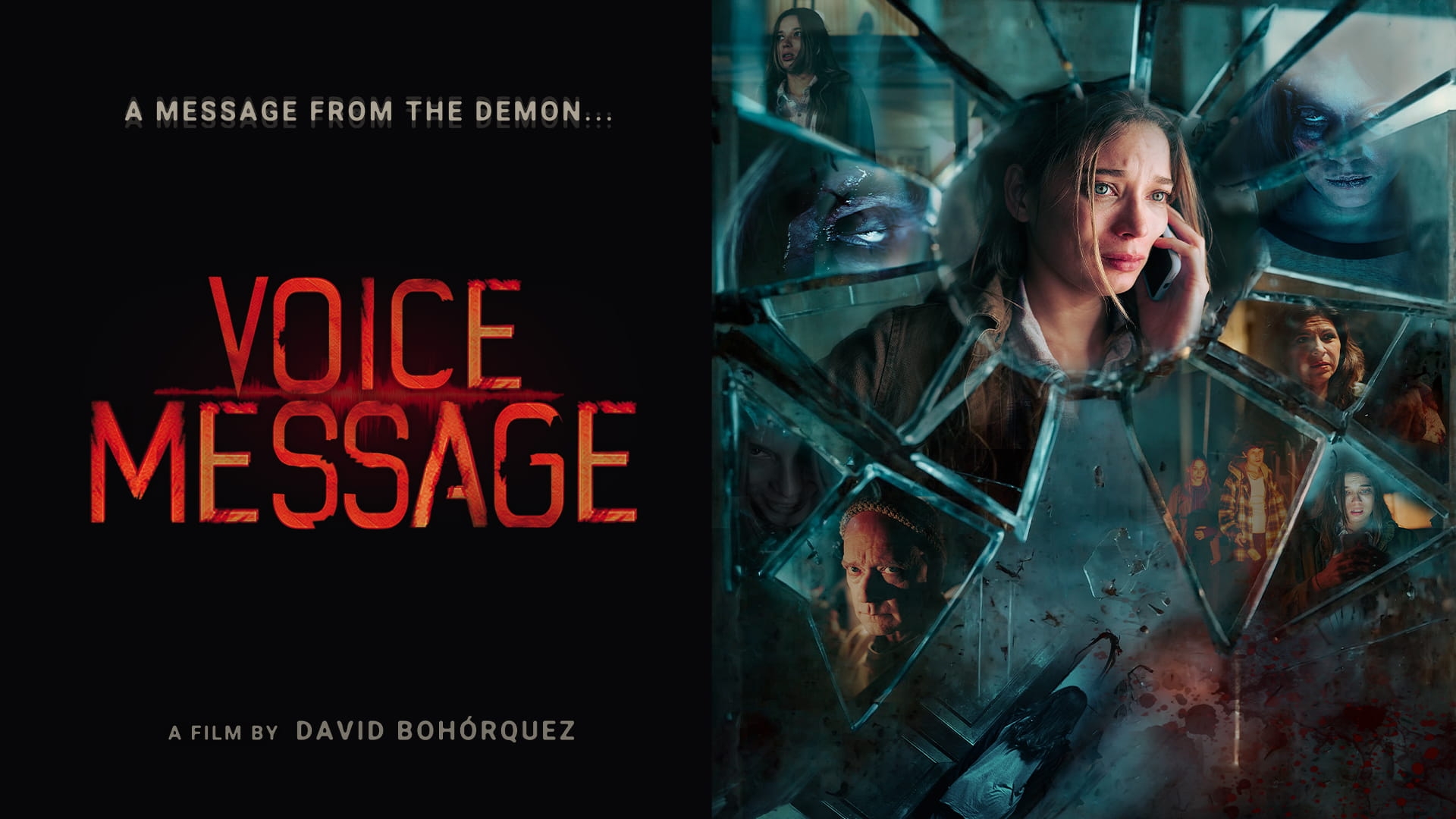 Film backdrop for Voice Message