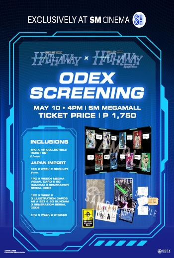 Mobile Suit Gundam Hathaway 1 & 2 Marathon ODEX - SM Cinema
